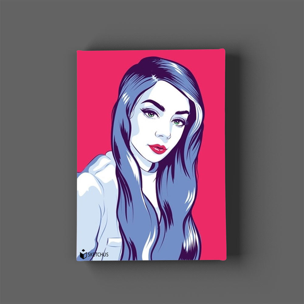 Pop art portrait paintings on canvas buy pictures - pop art from photos