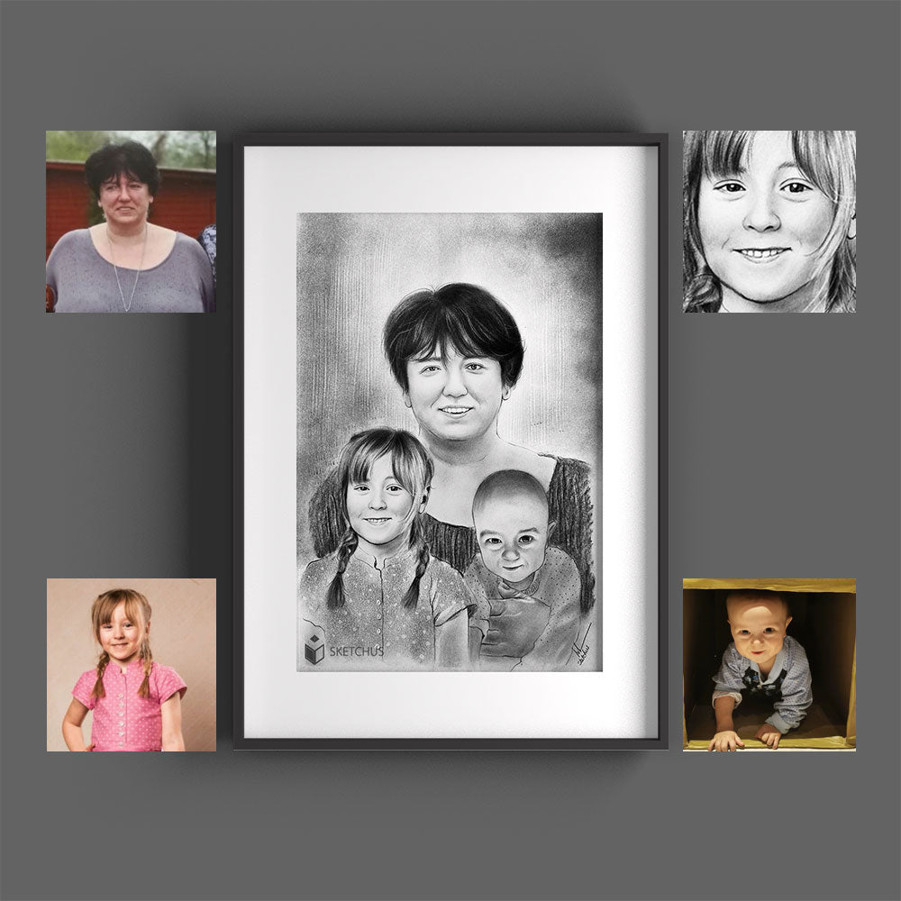 Personalisierte Poster mit deinem Foto - Familienposter